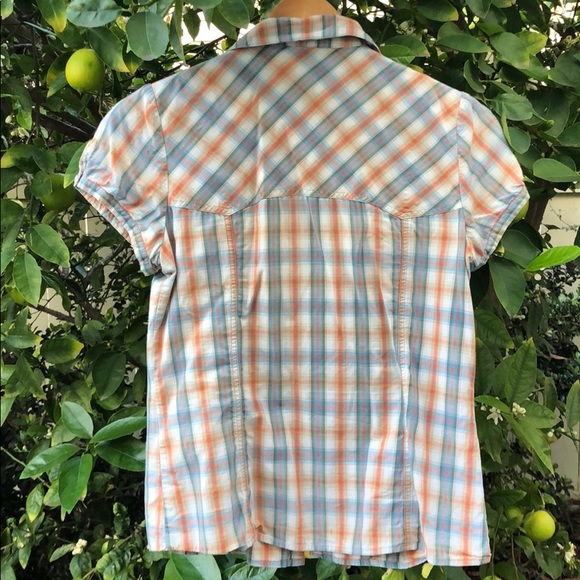 Plaid, Snap button up shirt - Picture 6 of 7